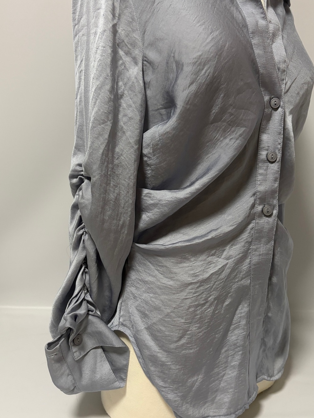 Forever 21 Satin Dress Shirt - Picture 4 of 4